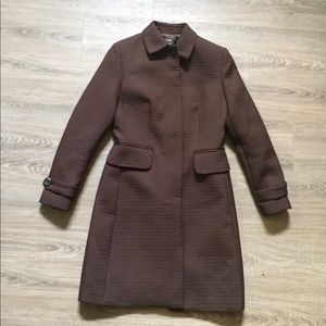 Women’s purple burgundy peacoat Long jacket